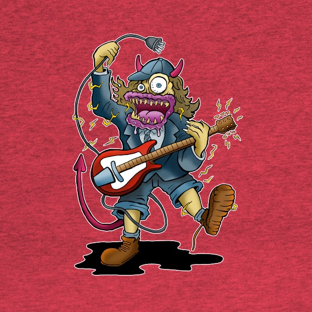 Angus Guitar Monster by rossradiation